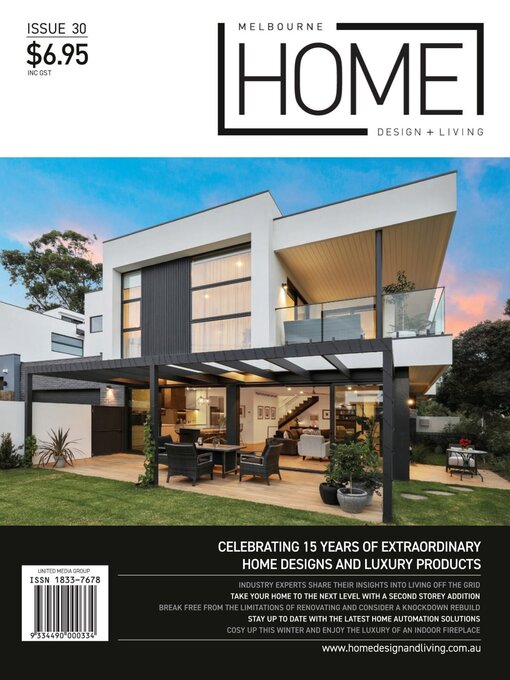 Cover image for Melbourne Home Design + Living: Issue 30